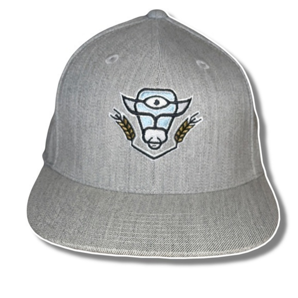 CBC Coopersville Brewing Company Flexfit S/M Hat | Heather Grey